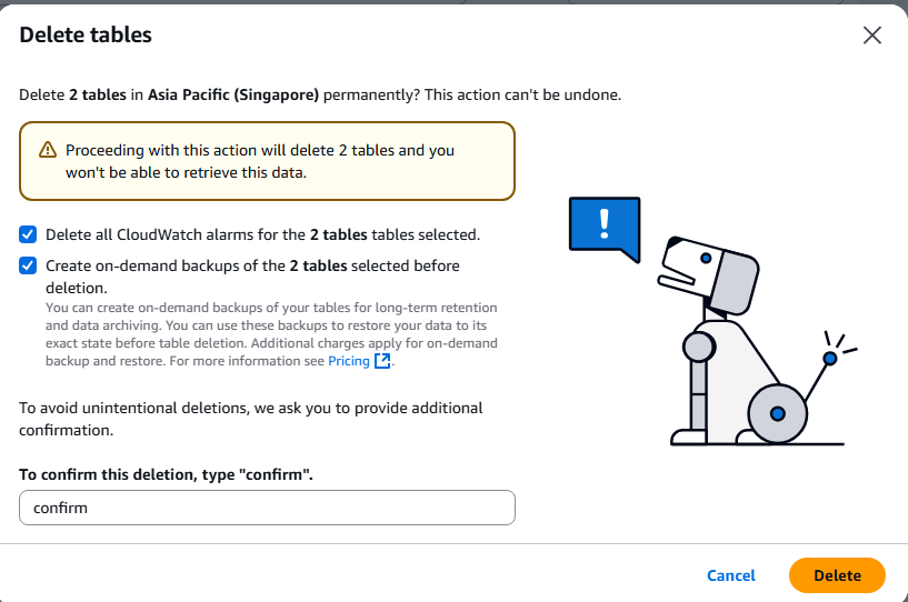 DynamoDB Tables